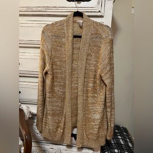 Gold Sequin Cardigan